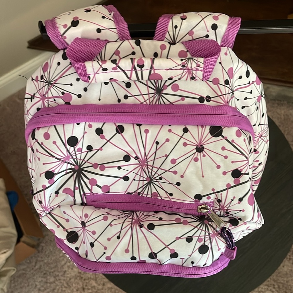 Eastsport White and Purple Backpack - Picture 6 of 11